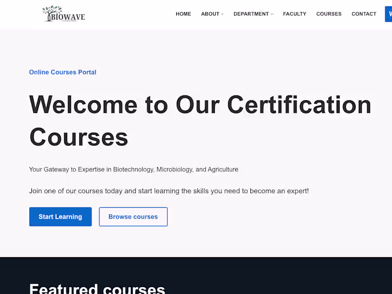 Cover image for Biowave Learns