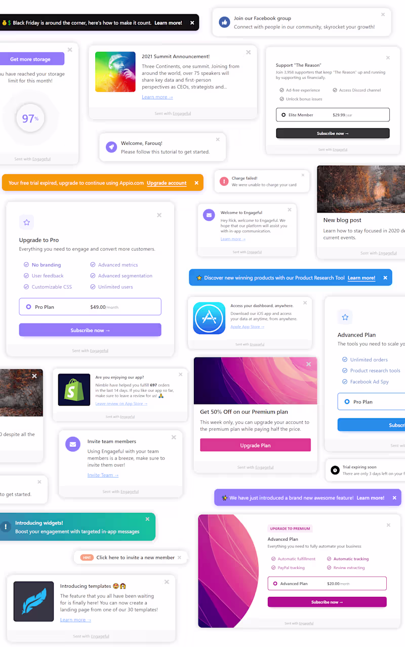 Cover image for Engageful: In-App Onboarding SaaS