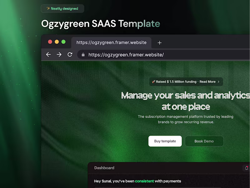 Cover image for Rapid Framer Landing Website 