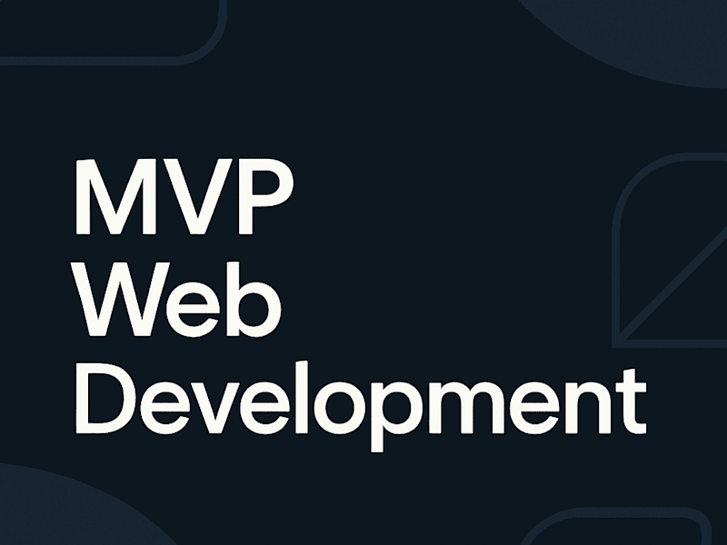 Cover image for MVP Development in 4 weeks!