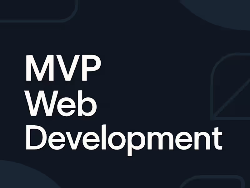 Cover image for Full-stack MVP Development in 2 weeks!