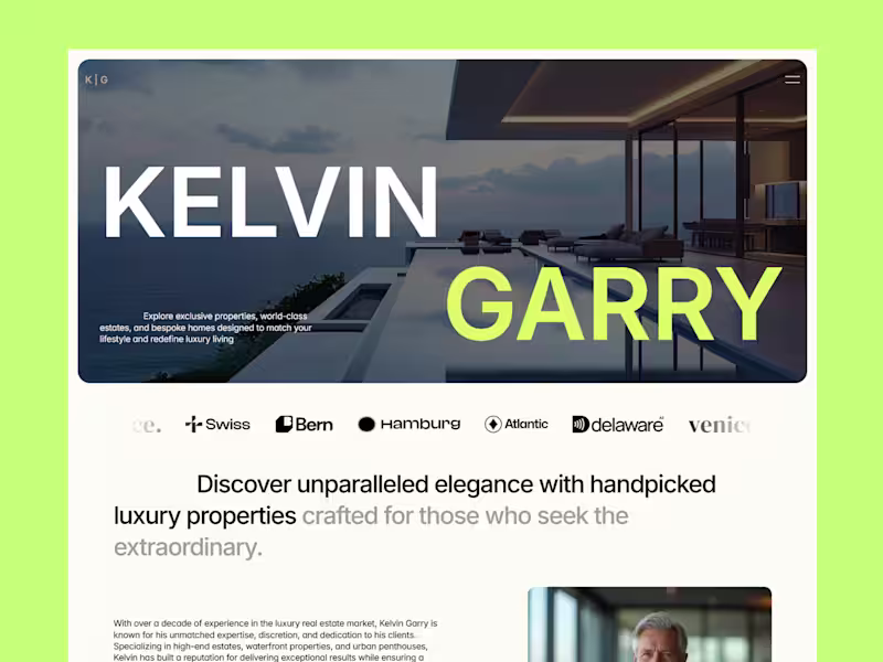 Cover image for Real Estate Website