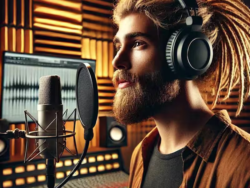 Cover image for Voice Over- narration,commercials,character voices,every purpose