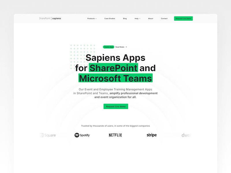 Cover image for Sharepoint Sapiens - Figma UI/UX Design