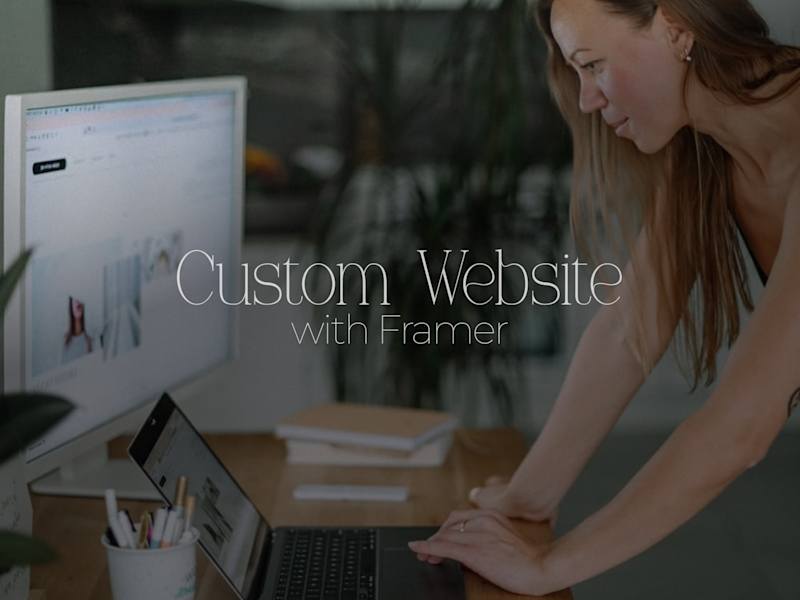 Cover image for Custom website with Framer