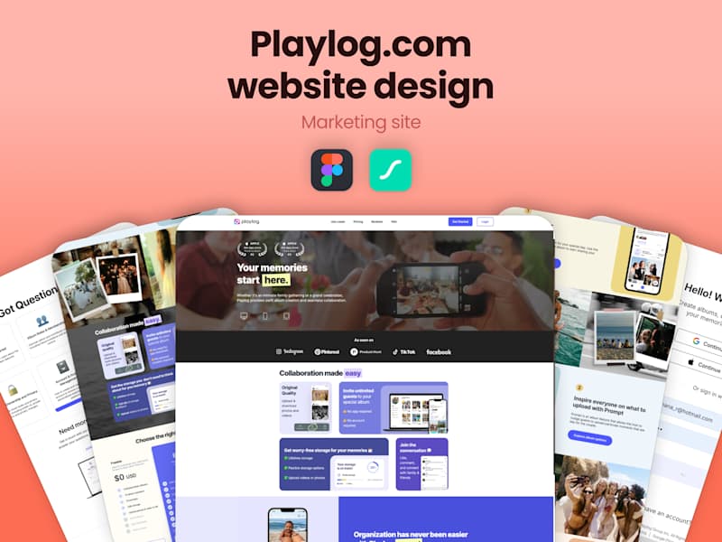 Cover image for Figma-to-Live Marketing Website Design