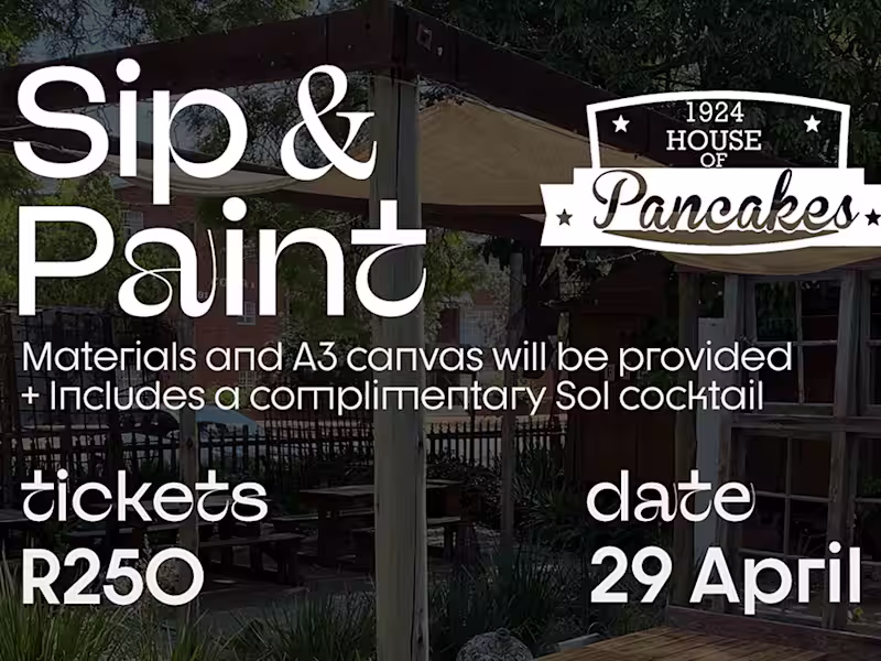 Cover image for SK Sip & Paint Poster Design