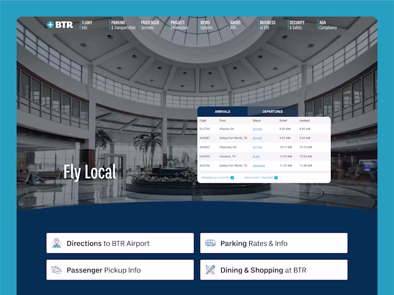 Cover image for Baton Rouge Metropolitan Airport