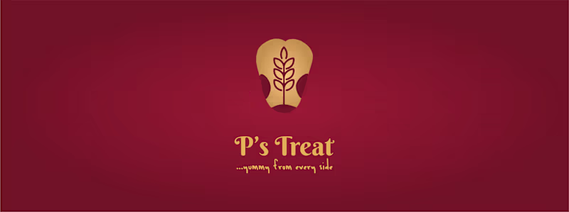 Cover image for Brand Identity For a Pastry Brand | P's Treat 🥮