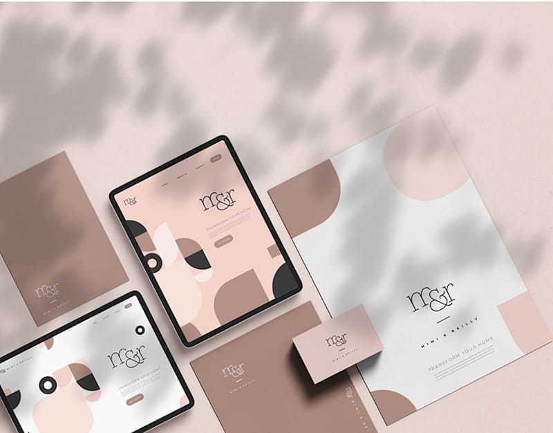 Cover image for M&r Interior Design Branding :: Behance