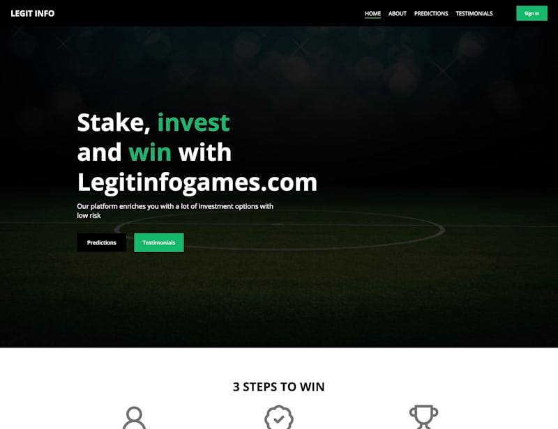Cover image for Legit Info Games