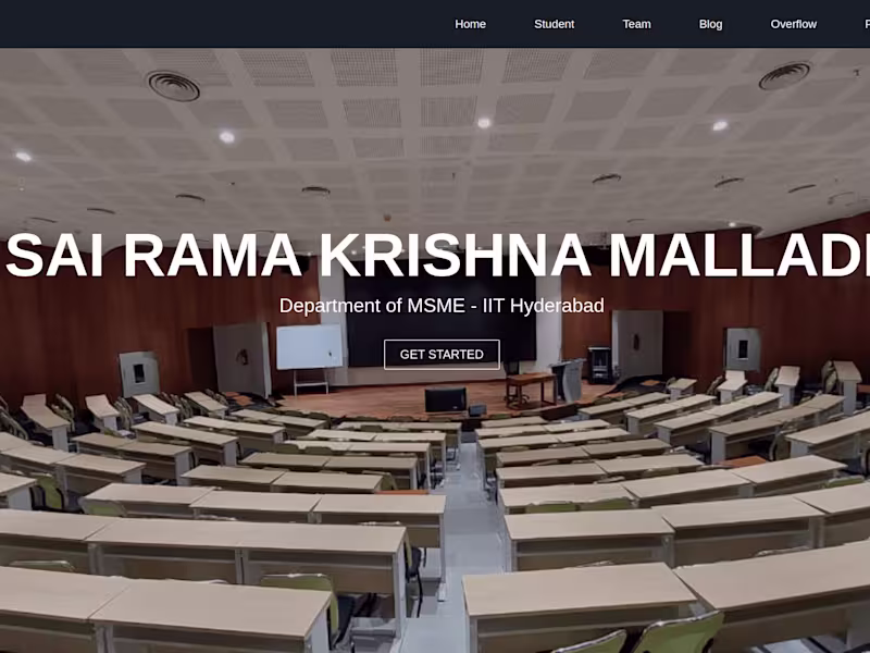 Cover image for Sai Rama Krishna’s Website