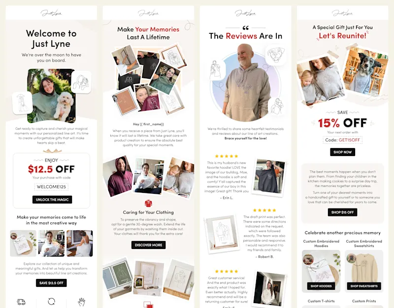 Cover image for Just Lyne | Email Designs