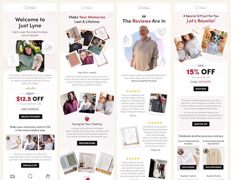 Cover image for Just Lyne | Email Designs