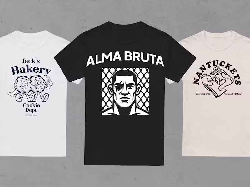 Cover image for Single-Colour T-Shirt Graphic Illustration