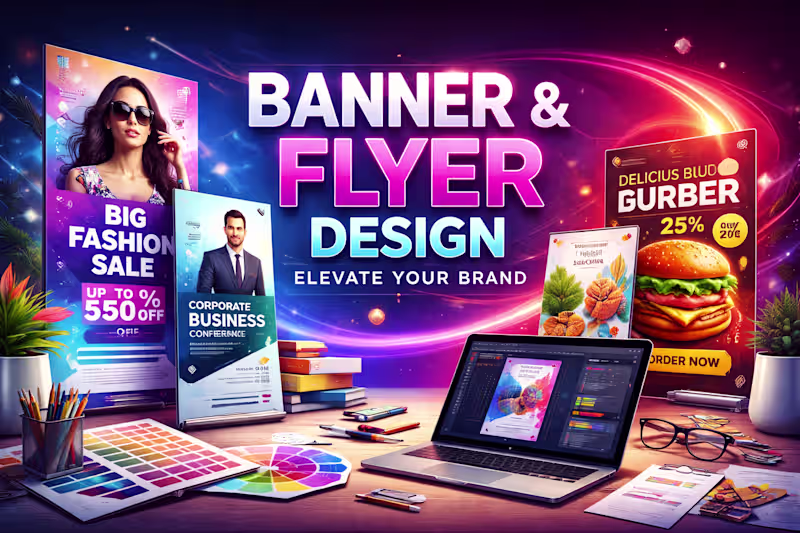 Cover image for FLYER / POSTER / BANNER DESIGN