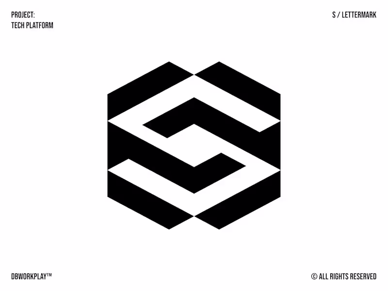 Cover image for A “S” lettermark featuring a platform — available for sale