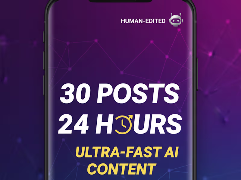 Cover image for 24-Hour AI Content Batch: 30 Viral Hooks & Captions