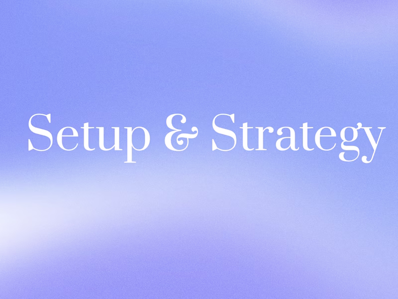 Cover image for Email Setup & Strategy