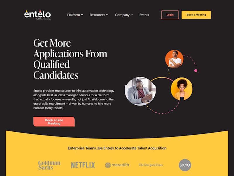 Cover image for Webflow Website | The Talent Acceleration Platform | Entelo