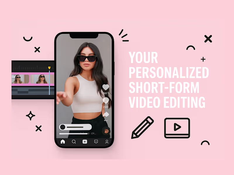 Cover image for Short-Form Video Editing for Reels, TikTok & Shorts