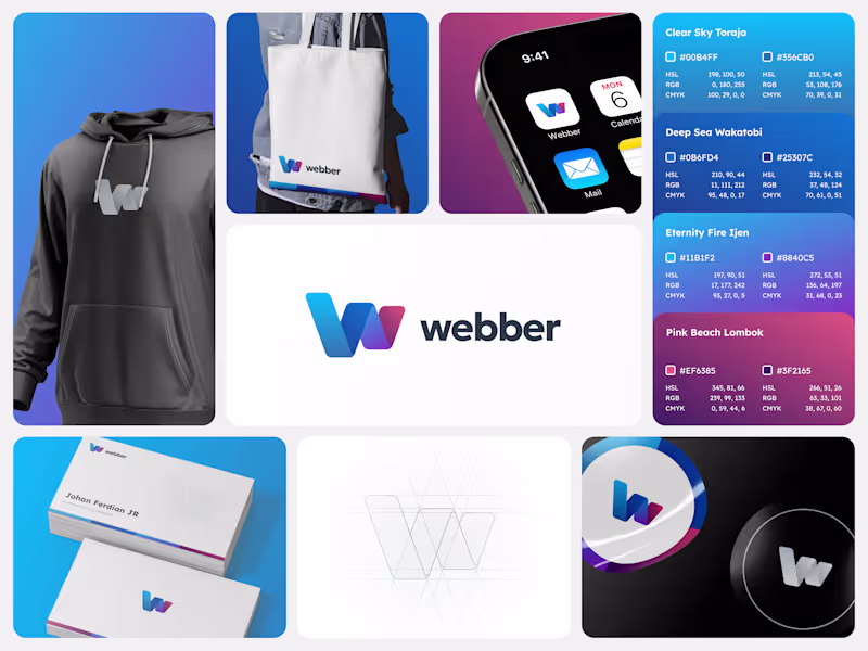 Cover image for Webber by Jejak Creativate • Branding Design 🏷️