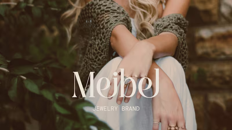 Cover image for MEIBEL |Brand design + social identity