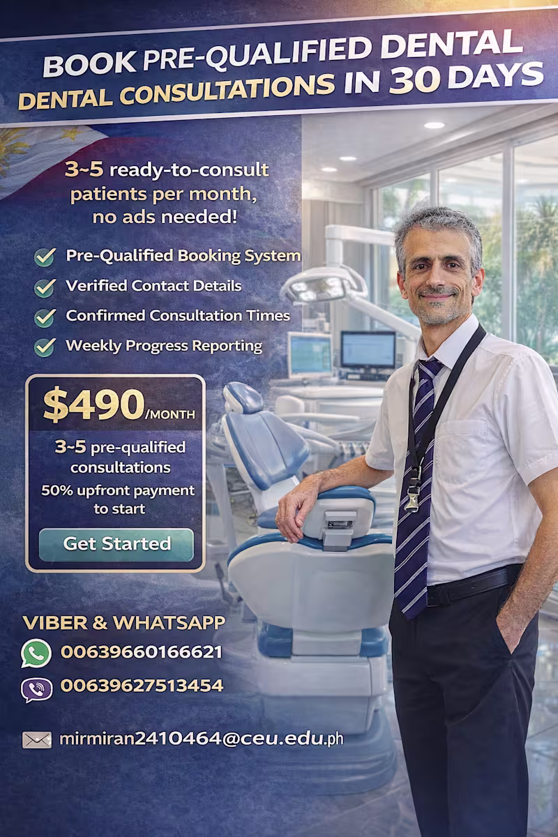 Cover image for Mga Pasyenteng Handa sa Dental Clinic Mo sa 30 Araw Ngayon