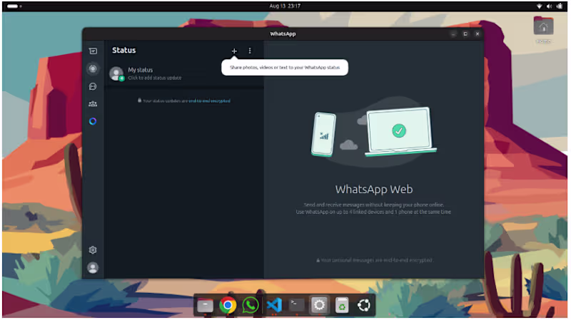 Cover image for WhatsApp Web Nativefier Linux App WhatsApp Web Nativefier Li...