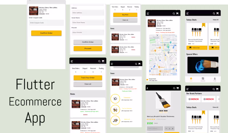 Cover image for I will convert figma, sketch, adobe xd designs to flutter
