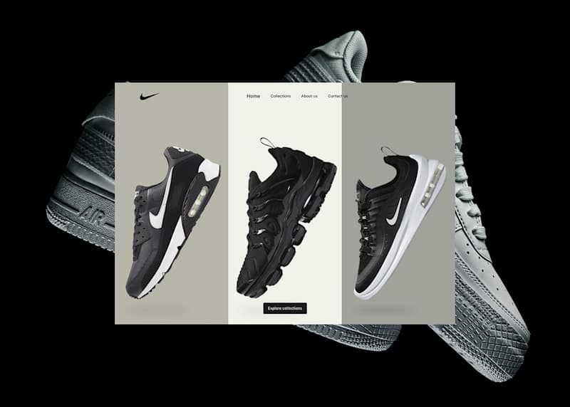 Cover image for Nike Shoes Collection - An Interactive Hero Section