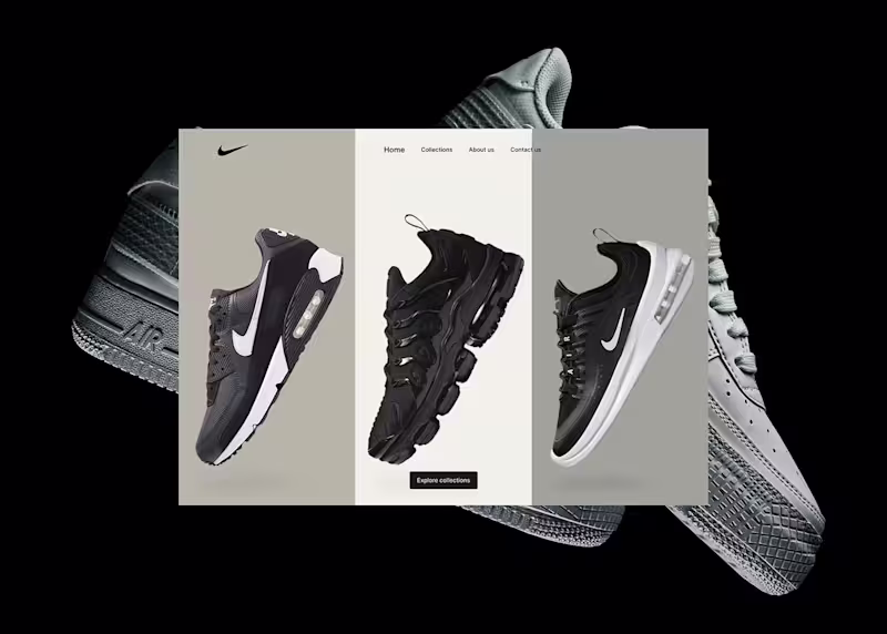Cover image for Nike Shoes Collection - An Interactive Hero Section
