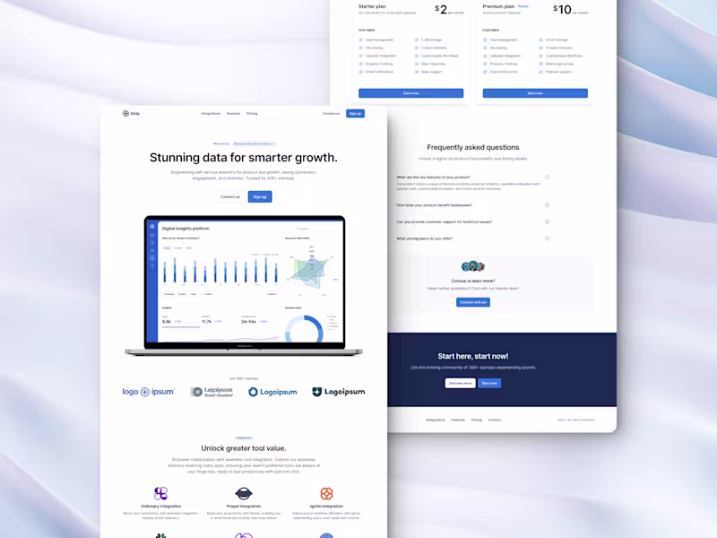 Cover image for Glidy: Framer Template