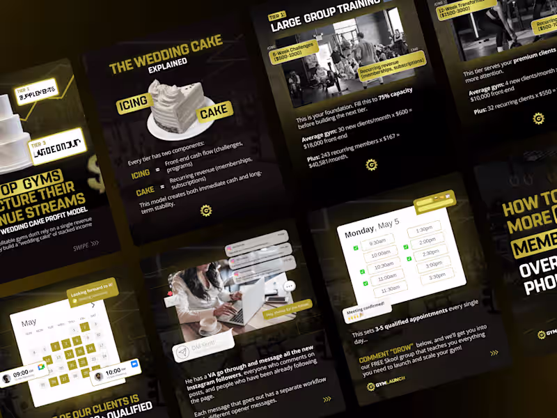 Cover image for Instagram Carousel for Fitness Brand