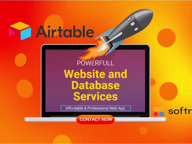 Cover image for Build softr webapp and do airtable databases and do automation