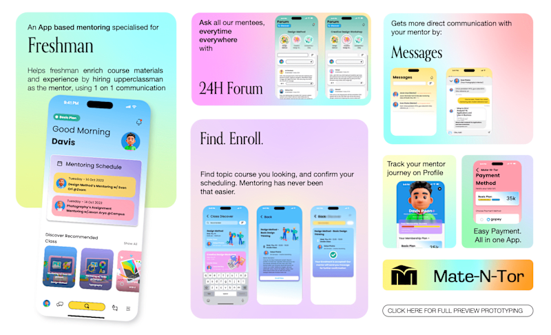 Cover image for Mate N' Tor - Mentoring app for Freshman College