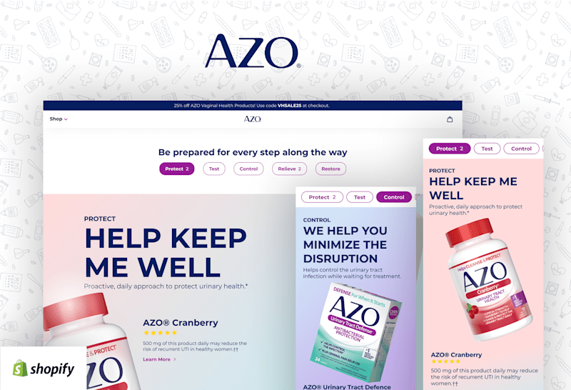 Cover image for iHealth AZO Supplements Shopify e-Commerce 🇺🇸