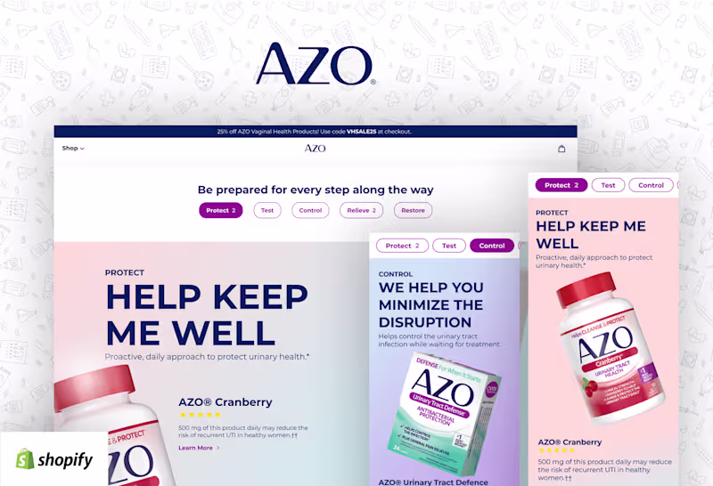Cover image for iHealth AZO Supplements Shopify e-Commerce 🇺🇸