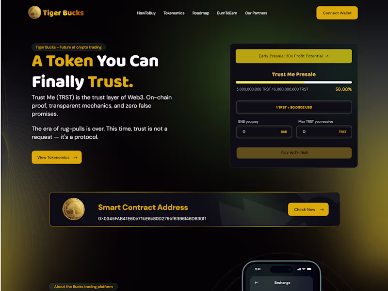 Cover image for Just designed a Crypto Website