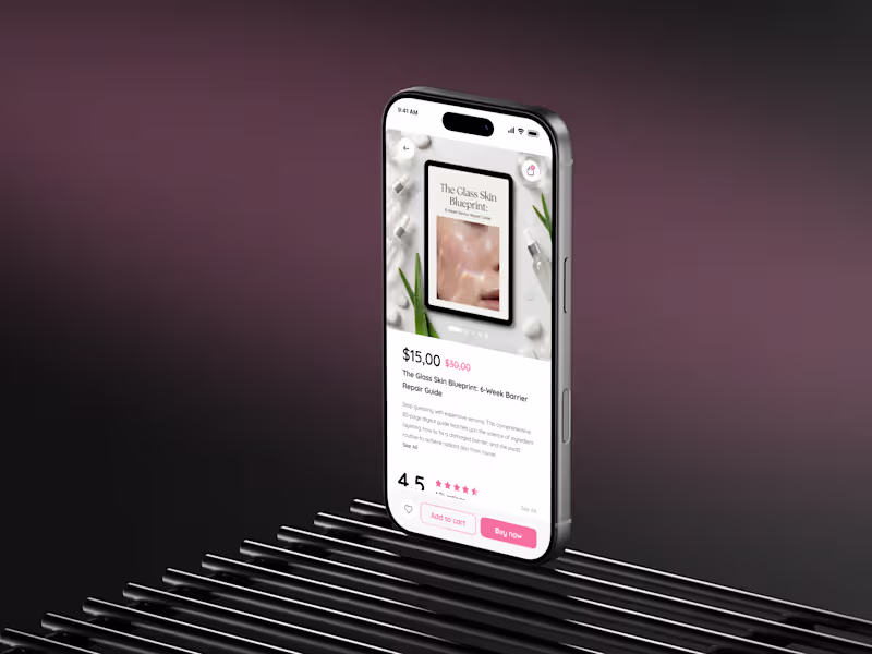 Cover image for Mobile UI/UX Design & Development for Ecommerce App