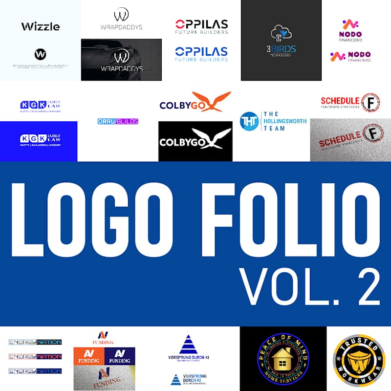 Cover image for Logo & Brand Identity Folio Vol. 2 — Modern Minimal Designs