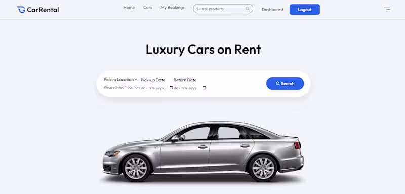 Cover image for Car Rental Website