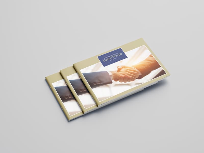 Cover image for A4 Landscape Group Profile Design – Business Portfolio Overview