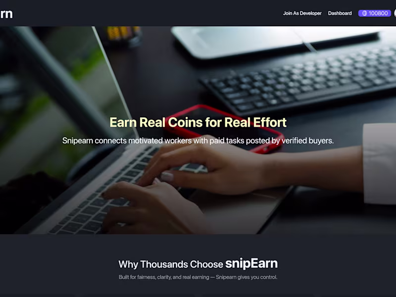 Cover image for SnipEarn
