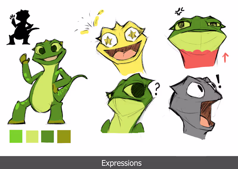 Cover image for Color Changing Lizard