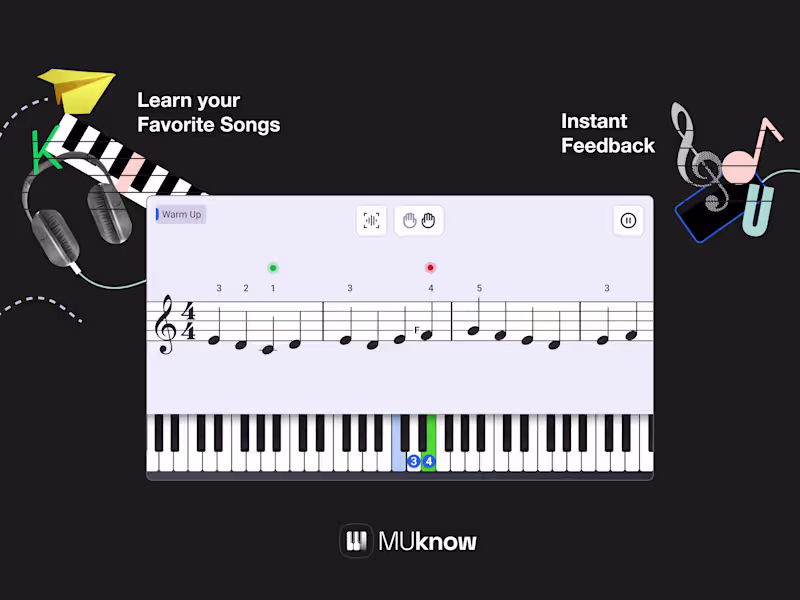 Cover image for MUKnow - Learn Piano with AI