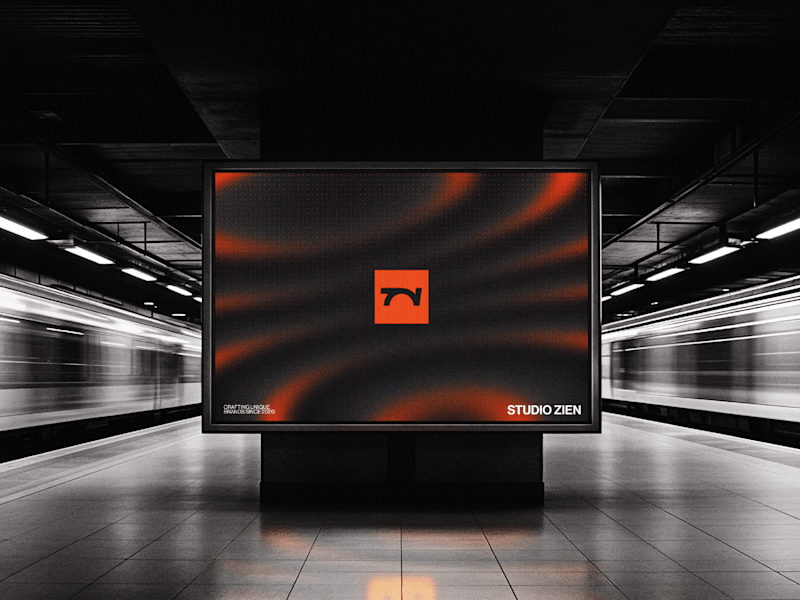 Cover image for "ZIEN" - Modern branding for a Berlin design agency. 