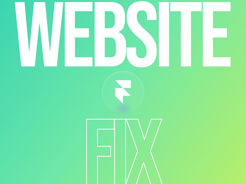 Cover image for Framer Website Fix