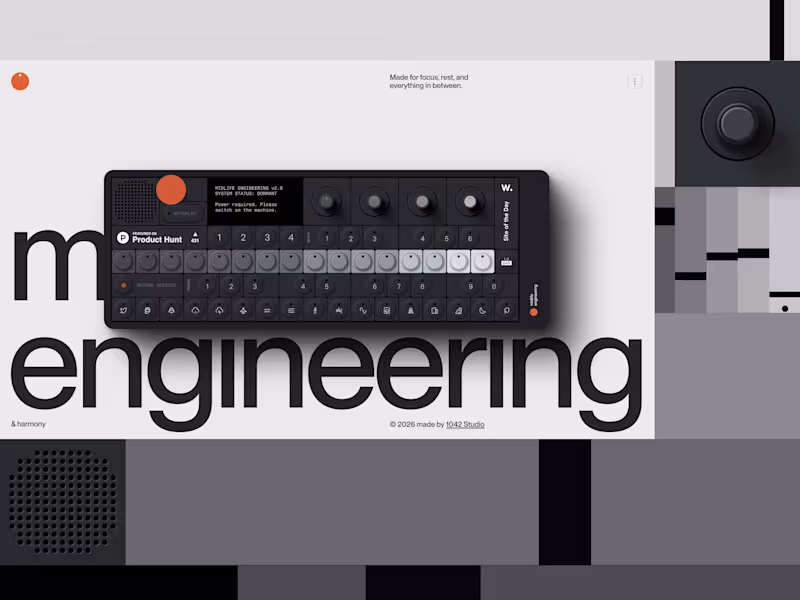 Cover image for Midlife Engineering — Sound therapy for a harmonious mind