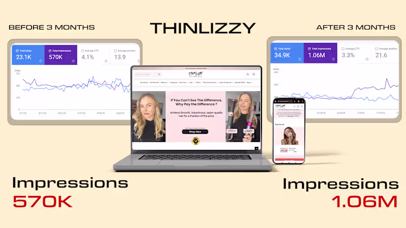 Cover image for CRO and SEO Enhancement for Thin Lizzy
